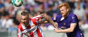Sebastian Polter erzielte das 2:0 für den 1. FC Union in Aue. 