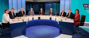 Elefantenrunde nach der Bundestagswahl: Auch hier wurde behauptet, die Medien seien schuld am Wahlerfolg der AfD. 