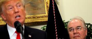 Auseinandergelebt. US-Präsident Donald Trump und sein entlassener Gesundheitsminister Tom Price.