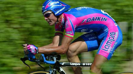 Raimondas Rumsas vor fünf Jahren auf der 19. Etappe der Tour de France.