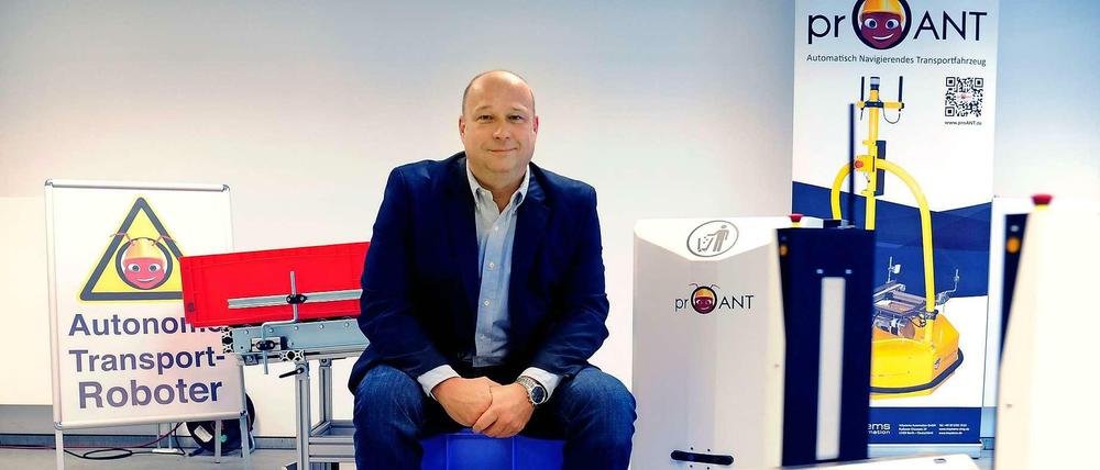 InSystems-Chef Torsten Gast in seinem Showroom
