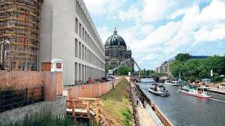 Fortgeschritten. In zwei Jahren soll das Humboldt-Forum eröffnen. 