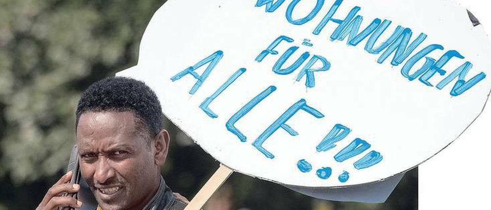 Die Wohnungssuche in Berlin wird immer schwieriger – auch für Geflüchtete.