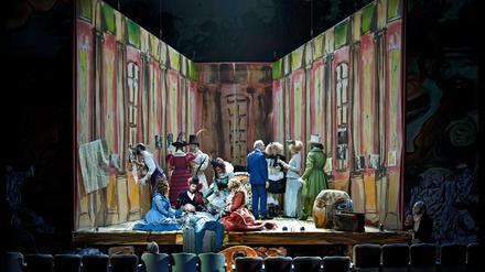 Szenischer Hybrid. Auf der Bühne wird Goethes "Faust" gezeigt - mit einer Kombination aus Gesang und Sprechtheater.
