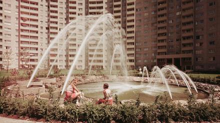 Idylle im Sozialbau: Walter Gropius konzipierte das Neubaugebiet in Neukölln, das von 1962 bis 1975 gebaut wurde.
