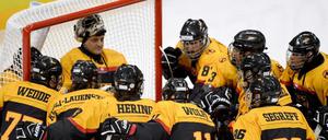 Einschwören auf Schweden. Für das deutsche Team geht es ab Montag um sehr viel.