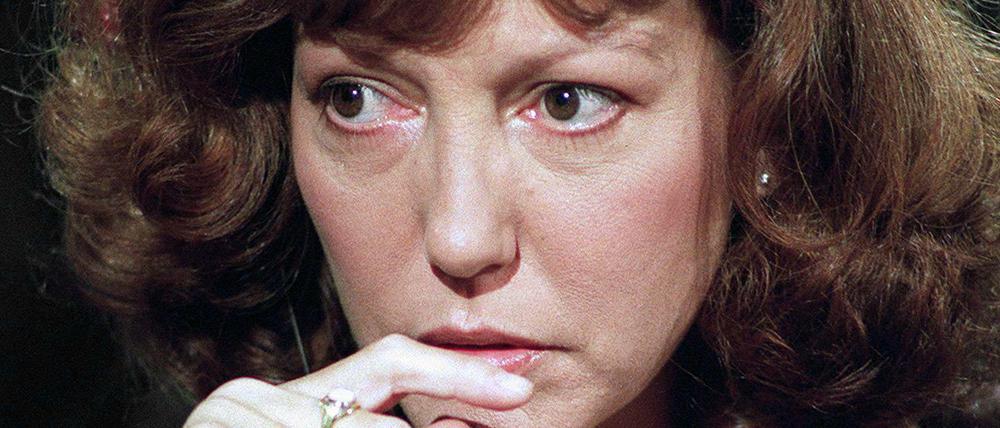 Die Schauspielerin und Autorin Anne Wiazemsky 1989 in Paris.
