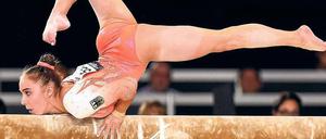 Die Ludwigsburgerin Tabea Alt hat am Schwebebalken sowohl in der Qualifikation als auch im Mehrkampf die besten Noten von den Kampfrichtern bekommen.