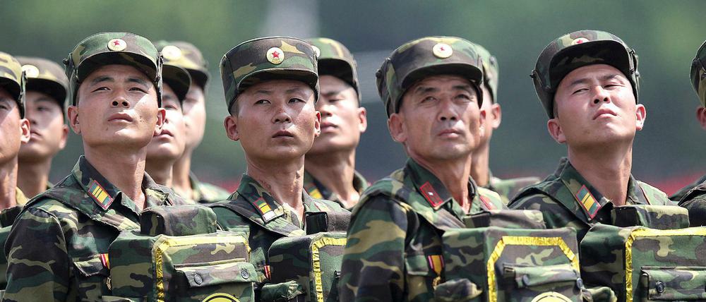 Nordkorea (hier ein Archivbild) will sich nicht davon abbringen lassen, Atommacht zu werden. Auch vor Drohungen schreckt das Regime nicht zurück. 