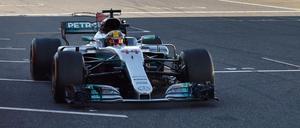 Das Ziel vor Augen. Lewis Hamilton.