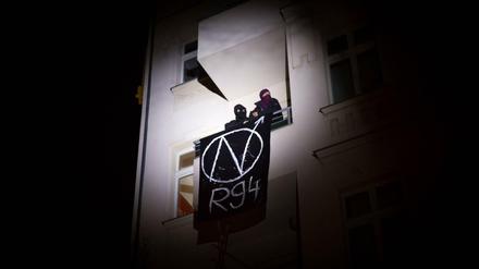 Die Rigaer Straße ist ein Hotspot der linksradikalen Szene in Berlin. 