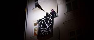 Die Rigaer Straße ist ein Hotspot der linksradikalen Szene in Berlin. 