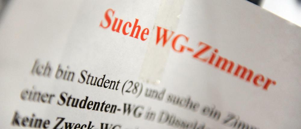 Nicht nur in Berlin werden die WG-Zimmer immer teurer.