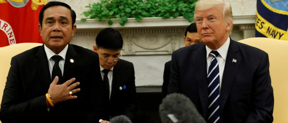Der thailändische General Prayut Chan-o-Cha hatte schon nach seinem Besuch beim US-Präsidenten Donald Trump Wahlen angekündigt.