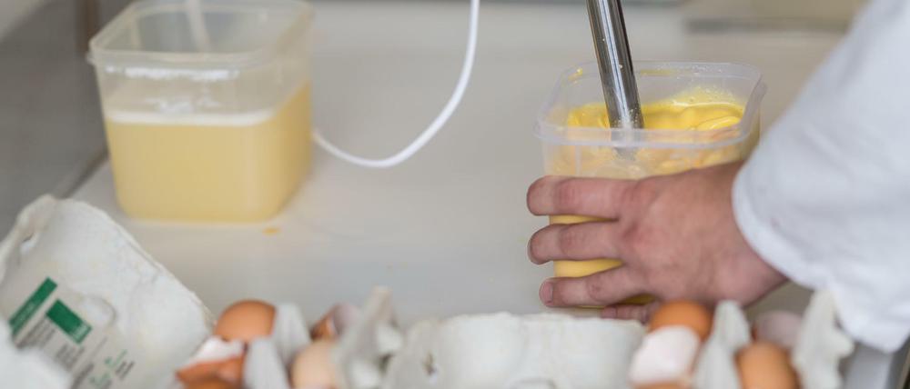 Das Chemische Veterinäruntersuchungsamt in Münster untersucht Eier auf Fipronil-Rückstände.