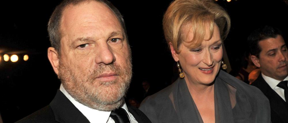 Meryl Streep und Harvey Weinstein bei einer Preisverleihung in L.A., 2012.