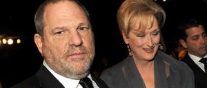 Meryl Streep und Harvey Weinstein bei einer Preisverleihung in L.A., 2012.