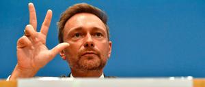 Eine kleine Zahl von der FDP sei ausreichend, findet Parteichef Christian Linder.