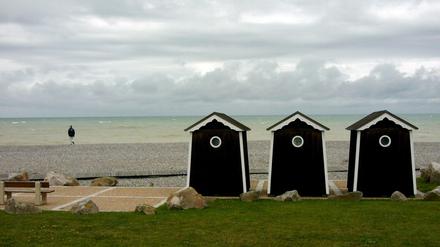 Eine Strandszene aus der Normandie, wo Annie Ernaux in bescheidenen Verhältnissen aufwuchs.