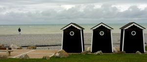 Eine Strandszene aus der Normandie, wo Annie Ernaux in bescheidenen Verhältnissen aufwuchs.