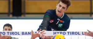Der Belgier Igor Grobelny will mit den Alpenvolleys oben mitspielen.