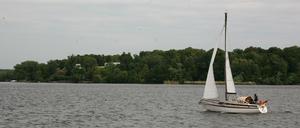 Ein Segelboot auf dem Wannsee (Symbolbild).