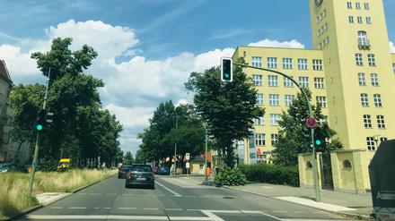 Die Streitstraße am Carossaquartier.
