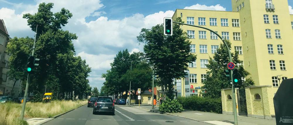 Die Streitstraße am Carossaquartier.