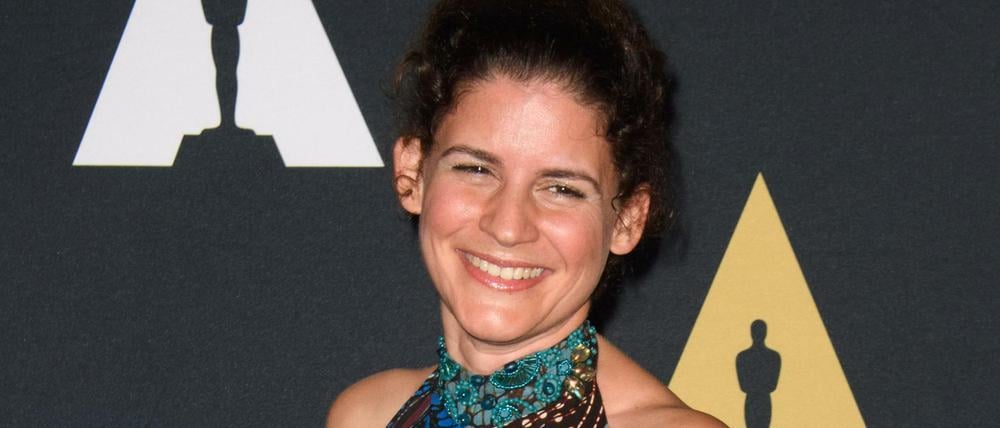 Die deutsche Nachwuchsregisseurin Katja Benrath bei der Verleihung der Studenten-Oscars in Los Angeles.