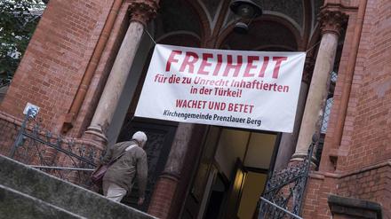 In der Gethsemanekirche im Prenzlauer Berg finden täglich Fürbitten statt.
