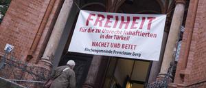 In der Gethsemanekirche im Prenzlauer Berg finden täglich Fürbitten statt.