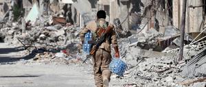 Auf dem Vormarsch. Große Teile der Stadt sind unter Kontrolle der "Syrischen Demokratischen Kräfte".