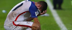 Wo kann ich mich verstecken? Christian Pulisic nach dem Spiel in Trinidad.