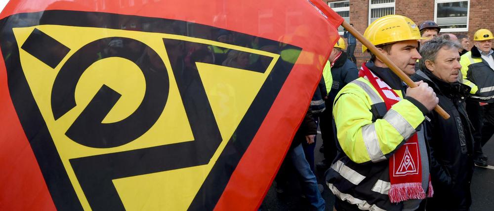 Die mobilisiert für die nächsten Tarifverhandlungen.