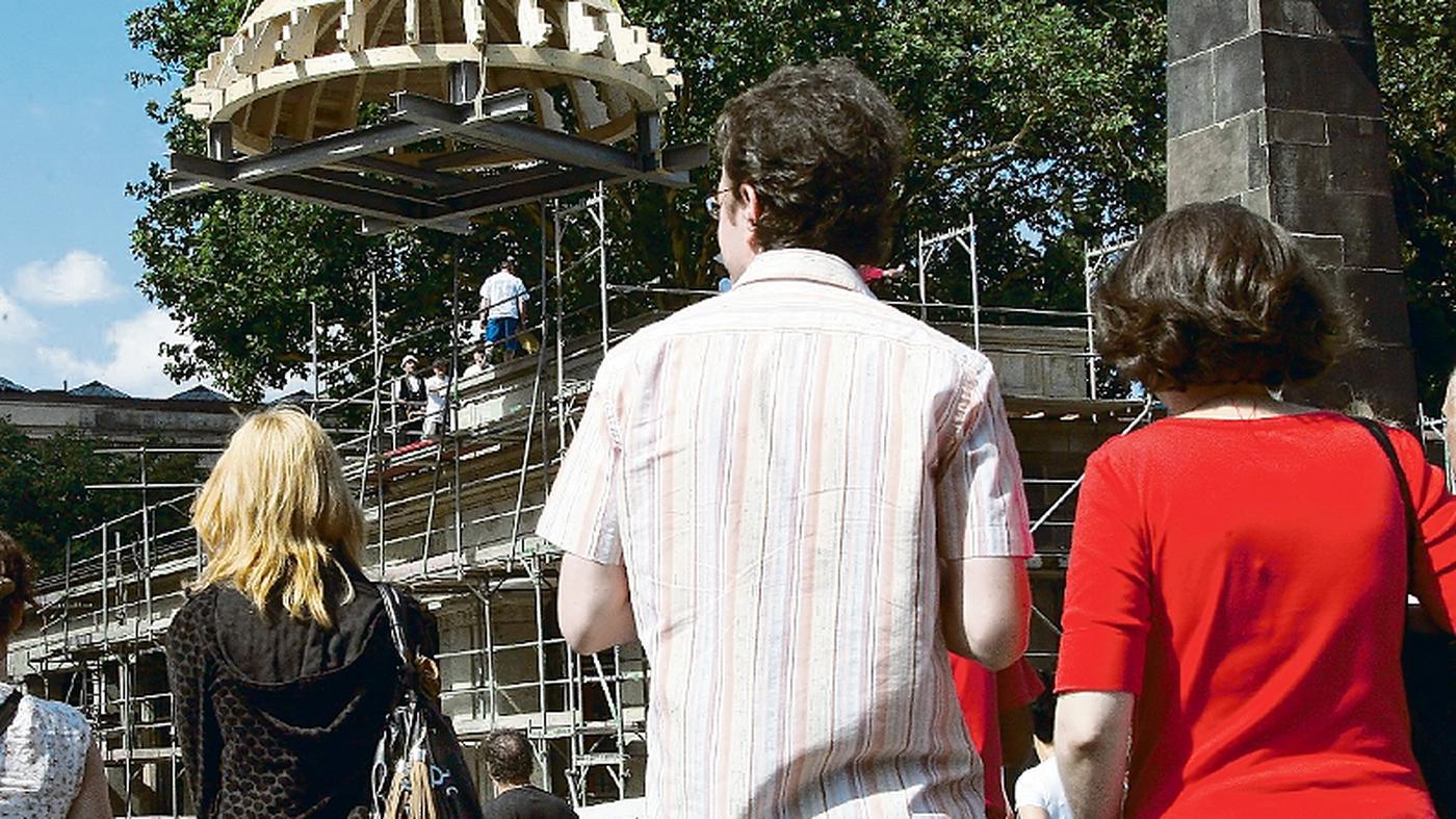 Museumsinsel Kuppel für den Kolonnadenhof