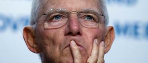 Der scheidende Finanzminister Wolfgang Schäuble (CDU) 