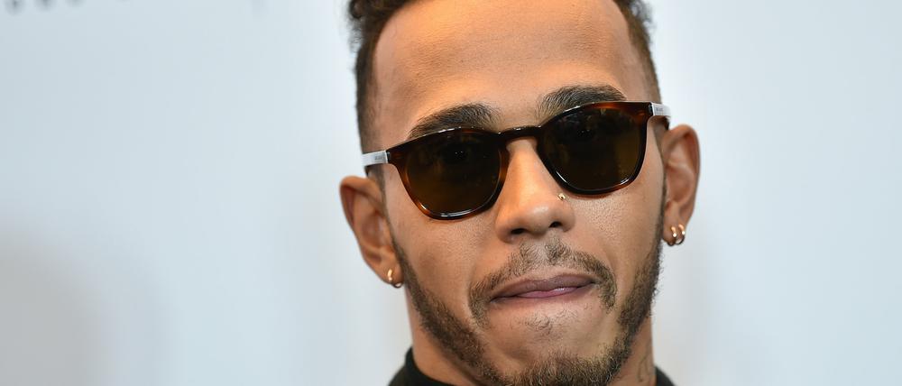 Er ist der Boss. Lewis Hamilton in Berlin.