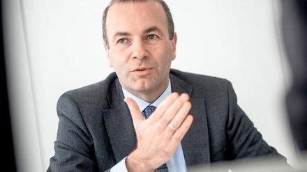 CSU-Vize Manfred Weber ist Vorsitzender der Fraktion der Europäischen Volkspartei (EVP) im Europaparlament.