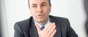 CSU-Vize Manfred Weber ist Vorsitzender der Fraktion der Europäischen Volkspartei (EVP) im Europaparlament.