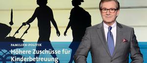 Die "Tagesschau" - hier im Bild mit Chefsprecher Jan Hofer - ist die Nachrichtensendung mit der höchsten Zuschauerzahl. Nach Meinung von Sachsen-Anhalts Medienminister Rainer Robra sollte es künftig nur noch einen nationalen Sender geben: das ZDF.