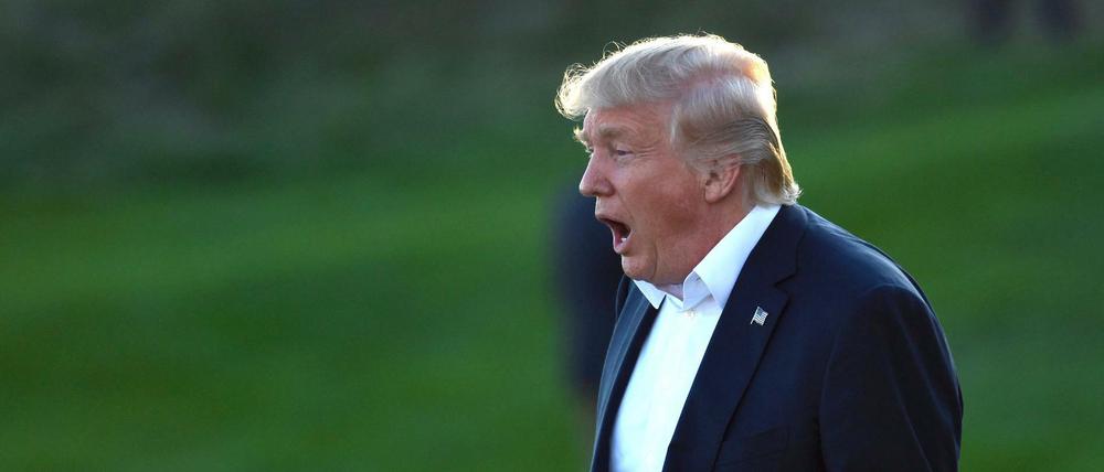 US-Präsident Donald Trump ist alles andere als begeistert von den Protestaktionen im Sport.