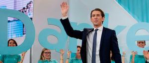 Wahlsieger Sebastian Kurz.
