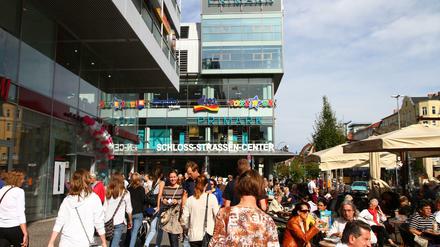 Die Einkaufscenter "Forum Steglitz" und "SSC" in Berlin-Steglitz wurden am Dienstag geräumt.