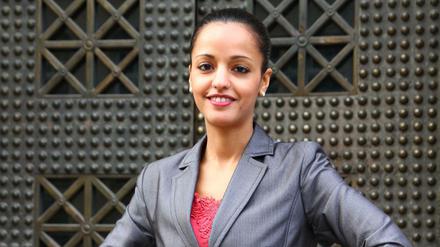 Sawsan Chebli, Berliner Staatssekretärin. 
