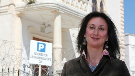 Die Investigativjournalistin Daphne Caruana Galizia im April 2011 in Valletta.