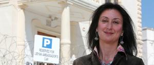 Die Investigativjournalistin Daphne Caruana Galizia im April 2011 in Valletta.