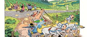 Achtung, dicker Gallier am Steuer! "Asterix in Italien" ist der 37. Band der Serie.