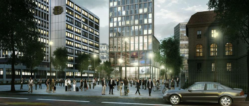 Ein Entwurf des Architekten Jan Kleihues für das von ihm angeregte Quartier am Zoo.
