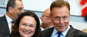 SPD-Fraktionschefin Andrea Nahles hat sich für ihren Vorgänger Thomas Oppermann als Bundestags-Vizepräsidenten ausgesprochen. 