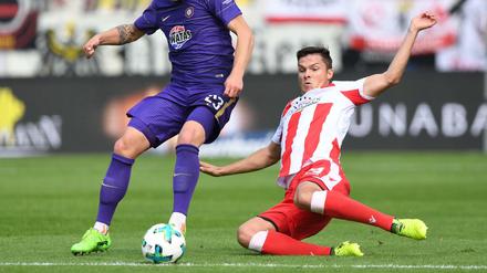 Fabian Schönheim (rechts) spielt seit Wochen wieder regelmäßig und zuverlässig.